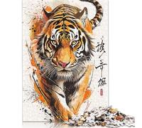 Puzzle carré 1000 pièces « Le Pouvoir du Prédateur » pour Adultes, Puzzle en Bois, Jouet éducatif, 1000 pièces (75 x 50 cm)