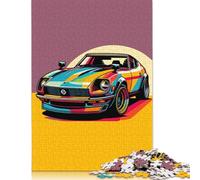Puzzle carré 1000 pièces Nissan 240Z, Voiture Vintage, pour Adultes et Enfants, Cadeaux de Noël (75 x 50 cm)