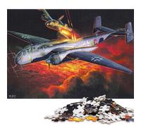 Puzzle carré 500 pièces He219 B1 Chasse Nocturne pour Adultes et Puzzles en Bois, Jouet éducatif et Jeu Familial, 500 pièces (52 x 38 cm)