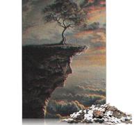 Puzzle carré 500 pièces « La Vie n'est Pas Un problème » pour Adultes, Puzzle en Bois, décoration Murale, Cadeaux de Noël, 500 pièces (52 x 38 cm)