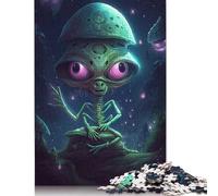 Puzzle carré Alien Art III de 1000 pièces pour Adultes, Jeu éducatif en Bois pour Enfants, 1000 pièces (75 x 50 cm)