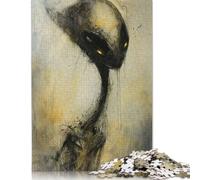 Puzzle carré Alien Art XXIII de 1000 pièces pour Adultes, Puzzle en Papier, décoration Murale, Cadeau de Noël, 38 x 26 cm / 1000 pièces