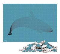 Puzzle carré Animale 02 de 1000 pièces pour Adultes, Puzzle en Bois éducatif, Jeu Familial, 1000 pièces (75 x 50 cm)