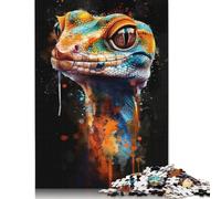 Puzzle carré aquarelle de 500 pièces pour adultes et puzzles en bois, décoration de la maison, puzzle 500 pièces (52 x 38 cm)