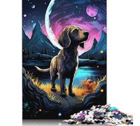 Puzzle carré Astral Watchdog 1000 pièces pour Adultes, Puzzle en Bois, Cadeau de Noël idéal pour Adultes (75 x 50 cm)