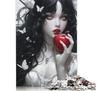 Puzzle carré Blanche-Neige 1000 pièces pour Adultes et Enfants, en Bois, idéal comme Cadeau de Noël (75 x 50 cm).