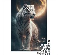 Puzzle carré Brave Dragon de 500 pièces pour Adultes et Enfants, Puzzle en Bois, Cadeau de Noël, 500 pièces (52 x 38 cm)