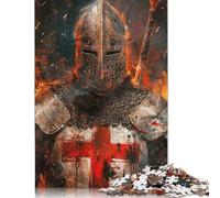 Puzzle carré Chevaliers du Saint-Ordre 1000 pièces pour Adultes, Puzzles en Bois, Jouets de Divertissement Familial, 1000 pièces (75 x 50 cm)