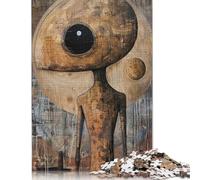 Puzzle carré créatif Alien Art LVI de 1000 pièces pour Adultes, Jeu éducatif en Papier, 38 x 26 cm.