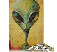 Puzzle carré créatif Alien Art XVIII de 500 pièces pour Adultes et Jeu intellectuel en Bois, 500 pièces (52 x 38 cm)