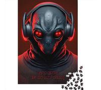 Puzzle carré créatif Alien Gaming Zone 1000 pièces pour Adultes et Puzzles en Bois, Jeu Stimulant 1000 pièces (75 x 50 cm)
