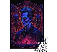 Puzzle carré créatif de 1 000 pièces Blood Call Blood pour Adultes, Jeu Stimulant en Bois (75 x 50 cm)