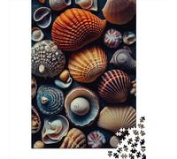 Puzzle carré créatif de 1 000 pièces « Trésors de l'océan » pour Adultes et Puzzles en Bois, Jeu Stimulant (1 000 pièces, 75 x 50 cm)