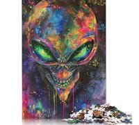Puzzle carré créatif de 1000 pièces Alien Art XXXVII pour Adultes, Jeu de Puzzle en Papier, 38 x 26 cm / 1000 pièces