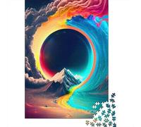 Puzzle carré créatif de 1000 pièces « Esprit Arc-en-Ciel » en Papier, pour Adultes, Jeu éducatif et Stimulant (38 x 26 cm).