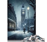 Puzzle carré créatif de 1000 pièces Hiver III pour Adultes et Jeu éducatif en Bois, 1000 pièces (75 x 50 cm)