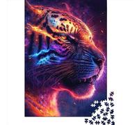 Puzzle carré créatif de 1000 pièces Mystic Tiger Nebula pour Adultes et Puzzles en Bois, Jeu Stimulant de 1000 pièces (75 x 50 cm)