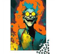 Puzzle carré créatif de 1000 pièces « Professeur Psychédélique » pour Adultes, Jeu de Puzzle en Papier Stimulant, 38 x 26 cm / 1000 pièces