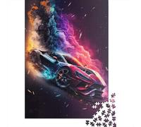 Puzzle carré créatif de 1000 pièces sur Le thème des Supercars, pour Adultes et Jeux éducatifs en Papier (38 x 26 cm).