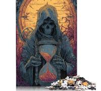 Puzzle carré créatif de 500 pièces « L'étreinte étrange du Temps » pour Adultes et Puzzles en Bois, Jouet éducatif, 500 pièces (52 x 38 cm)