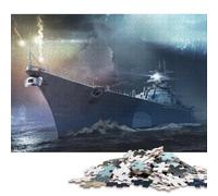 Puzzle carré créatif de 500 pièces « L'œil du Cyclone » pour Adultes et Puzzles en Bois, Jeu Stimulant, 500 pièces (52 x 38 cm)