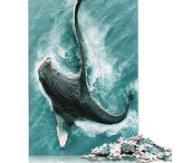 Puzzle carré créatif de 500 pièces « Monstres Marins » pour Adultes et Puzzles en Bois. Jeux de Puzzle Anti-Stress et Cadeaux de Noël Uniques. 500 pièces (52 x 38 cm).