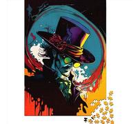 Puzzle carré créatif de 500 pièces pour Adultes, Jeu intellectuel en Bois, Professeur mystérieux (52 x 38 cm).