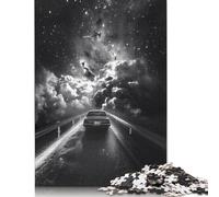 Puzzle carré créatif en Bois de 1 000 pièces « Cosmic Journey » pour Adultes, Jeu éducatif, défi, 1 000 pièces (75 x 50 cm)