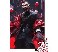 Puzzle carré créatif en Bois pour Adultes, 1 000 pièces, Motif Ombre Rouge Sang, Jeu éducatif, défi, 1 000 pièces (75 x 50 cm)