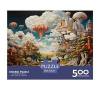 Puzzle carré créatif en Bois pour Adultes, 500 pièces, Monde des Contes de fées, Jeu intellectuel, 500 pièces (52 x 38 cm)