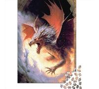Puzzle carré de 1000 pièces « Dragon Furie V » pour Adultes, Jeu éducatif en Papier, 38 x 26 cm / 1000 pièces