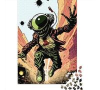 Puzzle carré de 1000 pièces « La Guerre pour la Terre » pour Adultes, Puzzle en Papier, décoration Murale, Cadeau de Noël, 38 x 26 cm / 1000 pièces