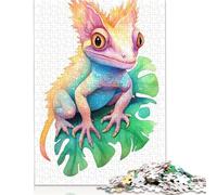 Puzzle carré de 1000 pièces pour adultes - Puzzle en bois - Jouet éducatif - 1000 pièces (75 x 50 cm)