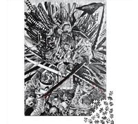 Puzzle carré de 1000 pièces représentant des Sabres de samouraï, en Bois, pour Adultes, Jeu éducatif Familial, 1000 pièces (75 x 50 cm)