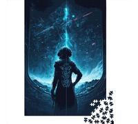 Puzzle carré de 1000 pièces sur Le thème des astronautes et de l'espoir, pour Adultes et Jeux éducatifs en Papier (38 x 26 cm). Jeu Familial.