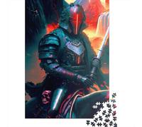 Puzzle carré de 1000 pièces sur Le thème des samouraïs Japonais pour Adultes, Jeu éducatif en Bois pour Enfants, 1000 pièces (75 x 50 cm)