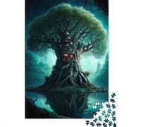 Puzzle carré de 1000 pièces sur Le thème du Royaume Magique et Fantastique pour Adultes, Jeu éducatif en Bois pour Enfants, 1000 pièces (75 x 50 cm)