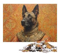 Puzzle carré de 300 pièces Royal Canine Portrait-2 pour Adultes et Puzzles en Bois, Jeu éducatif et défi, 300 pièces (40 x 28 cm)