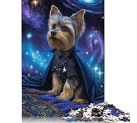 Puzzle carré de 300 pièces Space Pup Adventure pour Adultes et Puzzles en Bois, Jeu éducatif et défi, 300 pièces (40 x 28 cm)