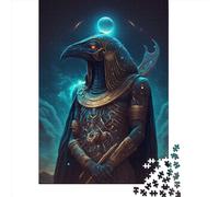 Puzzle carré de 500 pièces « Dieu de la Sagesse » pour Adultes et Puzzles en Bois pour Toute la Famille (500 pièces, 52 x 38 cm)