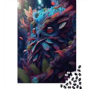 Puzzle carré de 500 pièces, Esprit de la forêt Ancienne, pour Adultes et Enfants, Cadeaux de Noël, 500 pièces (52 x 38 cm)