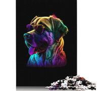 Puzzle carré de 500 pièces représentant Un Berger d'Anatolie pour Adultes, Jeu éducatif en Bois pour Enfants (500 pièces, 52 x 38 cm)