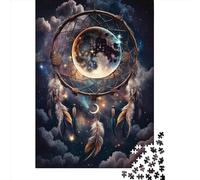 Puzzle carré Dreamcatcher Tales de 1 000 pièces pour Adultes, Puzzle en Bois, activité familiale, 1 000 pièces (75 x 50 cm)