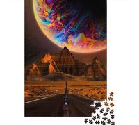 Puzzle carré Dreamscape 500 pièces pour Adultes, Puzzle en Bois, Jouet éducatif et éducatif (500 pièces, 52 x 38 cm)
