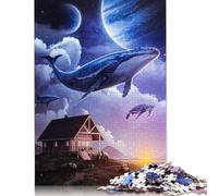 Puzzle carré Fantasy World 1000 pièces pour Adultes, Puzzle en Papier éducatif, Jeu Familial, 38 x 26 cm, 1000 pièces