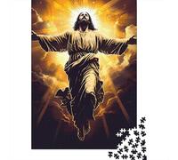 Puzzle carré Jésus de 1000 pièces pour Adultes, Puzzle en Bois, Jeu Manuel, 1000 pièces (75 x 50 cm)