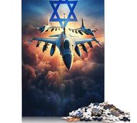 Puzzle carré Jets Over Zion de 300 pièces pour Adultes et Puzzles en Bois pour Une activité familiale 300 pièces (40x28cm)
