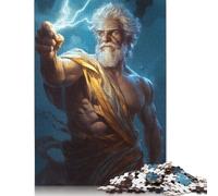Puzzle carré Lightning Zeus 500 pièces pour Adultes et Puzzles en Bois, Jouets éducatifs et Jeux familiaux, 500 pièces (52 x 38 cm)