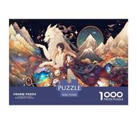 Puzzle carré Loup Compagnons 1000 pièces pour Adultes et Puzzles en Bois, Jouets éducatifs et Jeux familiaux, 1000 pièces (75 x 50 cm)