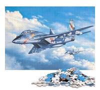 Puzzle carré Mig29 UBGT Fulcrum de 1000 pièces pour Adultes, Jeu éducatif en Papier, 38 x 26 cm.